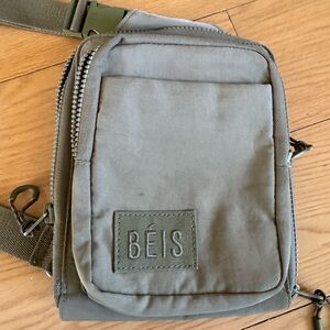BEIS crossbody bag sling bag w/ pockets and card wallet + phone compartments